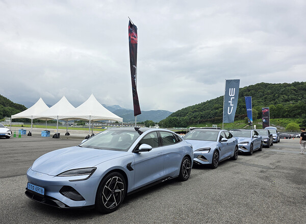 씰 트랙 데이' 시승 행사 장면. (사진=권진욱 기자)